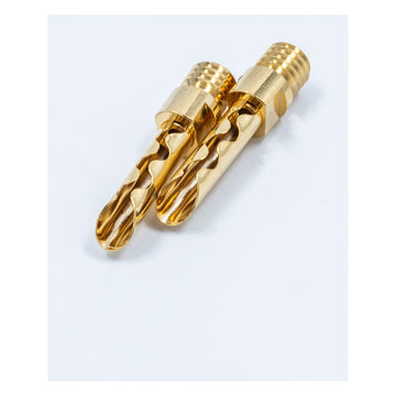 Supra CombiCon Banana Pin M6 Banankontakter högtalare Guld