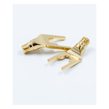 Supra CombiCon Spade Part M6 Spadkontakter högtalarkabel Guld