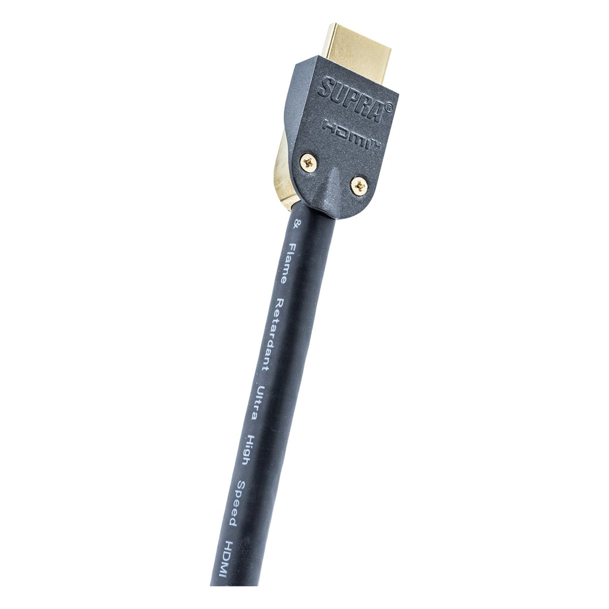 Supra HDMI 2.0 UHD4K FRHF Black (6-15M) - Flamsäker HDMI