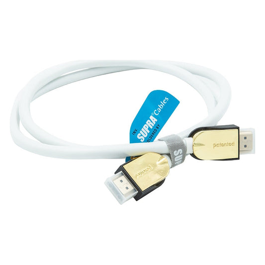 Supra HDMI 2.1 UHD8K & 4K WHITE (1-5m) Hdmi-kabel