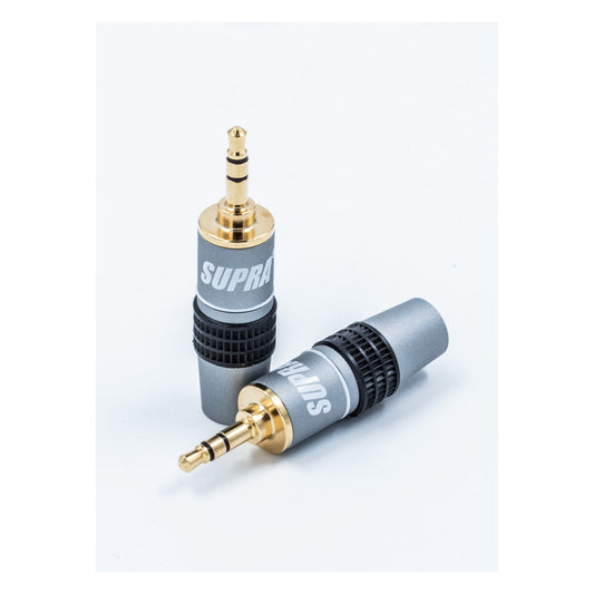 Supra MP-8 plug stereo (2-pack) 3.5mm kontakt