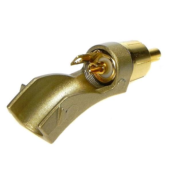 Supra PPR-B - Vinklad RCA-kontakt (2-pack) RCA-kontakter