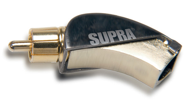 Supra PPR-B - Vinklad RCA-kontakt (2-pack) RCA-kontakter