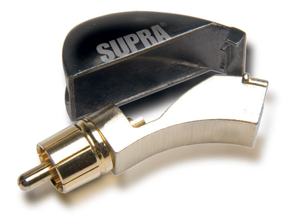 Supra PPR-B - Vinklad RCA-kontakt (2-pack) RCA-kontakter