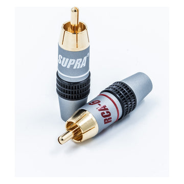 Supra RCA-6 RCA-kontakt (2-pack) RCA-kontakter