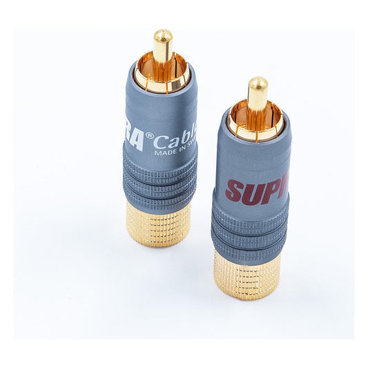 Supra RCA-8SL RCA-kontakt (2-pack) RCA-kontakter