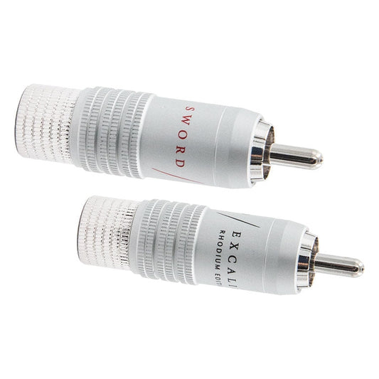 Supra RCA-8SL Rhodium RCA-kontakt (2-pack) RCA-kontakter