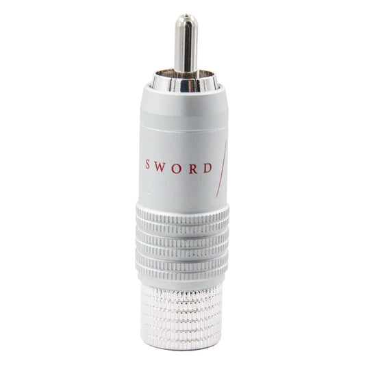 Supra RCA-8SL Rhodium RCA-kontakt (2-pack) RCA-kontakter
