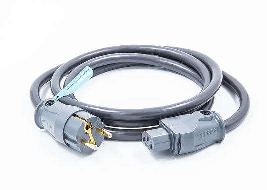 Supra Anniversary LoRad 2.5 SPC CS-EU CEE 7/7 - IEC C13 Strömkabel EU-standard
