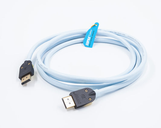 Supra DISPLAYPORT DP-DP MALE BLUE Displayportkabel