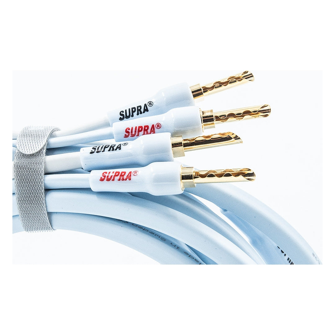 Supra Ply 3.4 CombiCon 2x3,4mm 2Banana - 2Banana (par) Terminerad-högtalarkabel