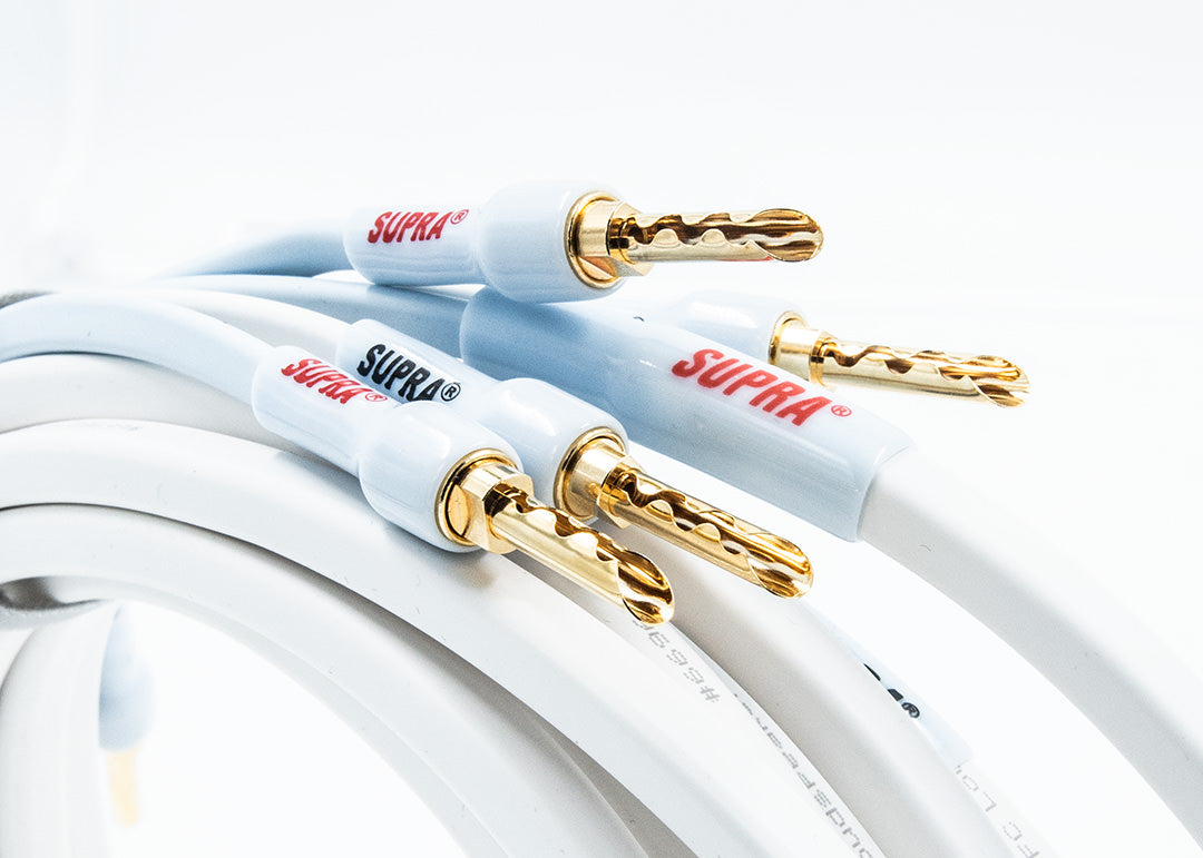 Supra Ply 3.4 CombiCon 2x3,4mm 2Banana - 2Banana (par) Terminerad-högtalarkabel