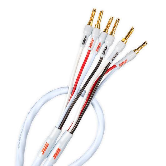 Supra Rondo 4X2.5 Combicon Bi-Wire Terminerad-högtalarkabel