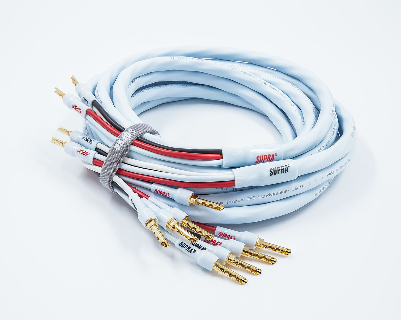 Supra Rondo 4X2.5 Combicon Bi-Wire Terminerad-högtalarkabel