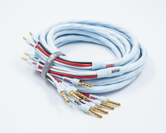 Supra Rondo 4X2.5 Combicon Bi-Wire Terminerad-högtalarkabel