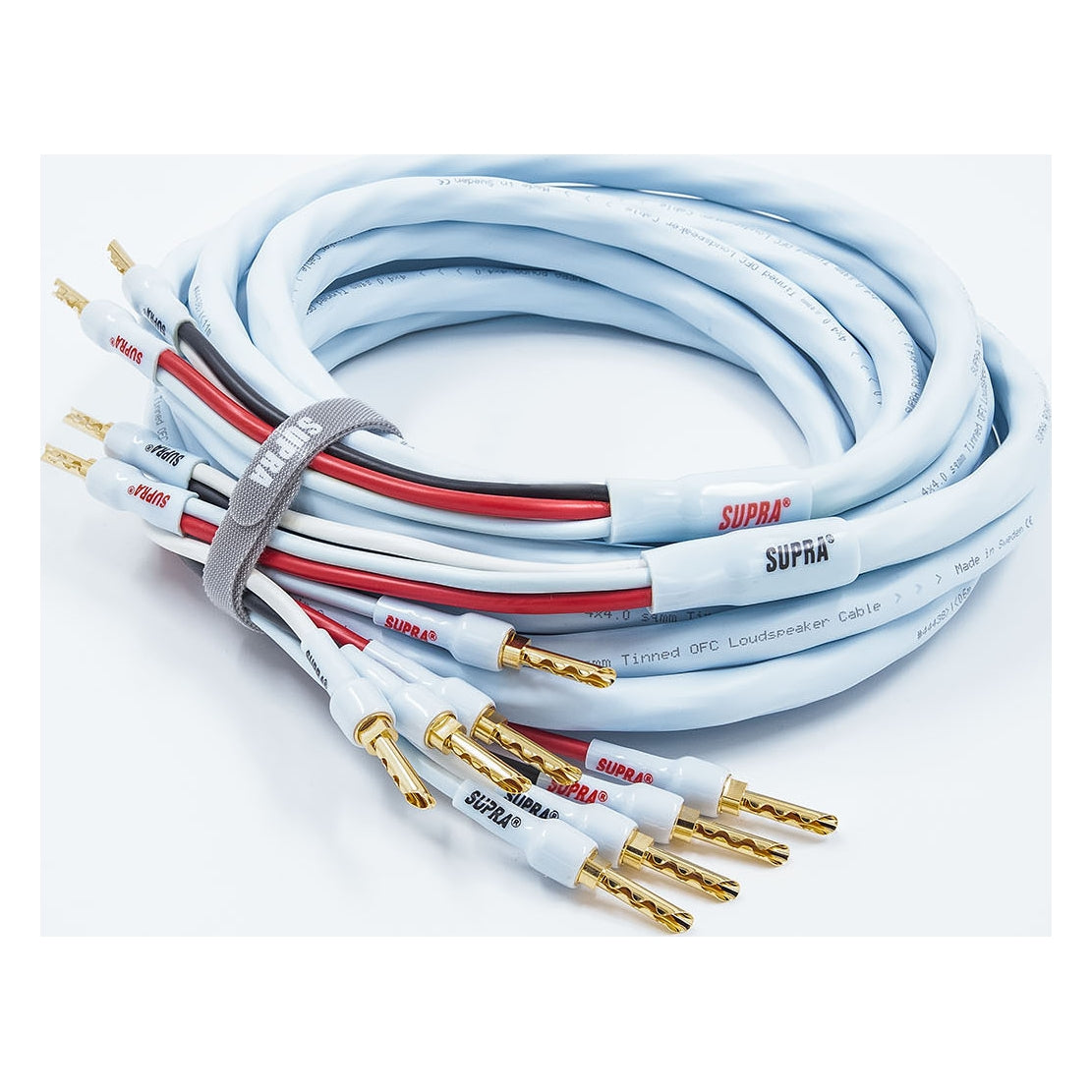 Supra Rondo 4X2.5 Combicon Bi-Wire Terminerad-högtalarkabel