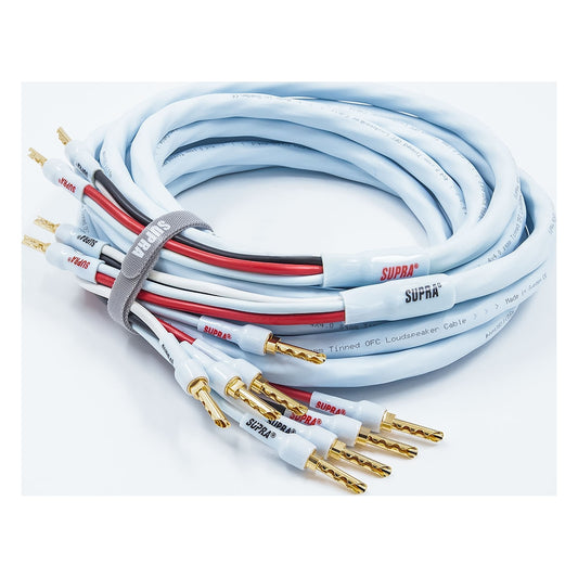 Supra Rondo 4X2.5 Combicon Bi-Wire Terminerad-högtalarkabel