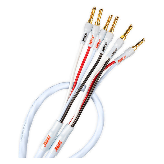 Supra Rondo 4X2.5 Combicon Bi-Wire Terminerad-högtalarkabel