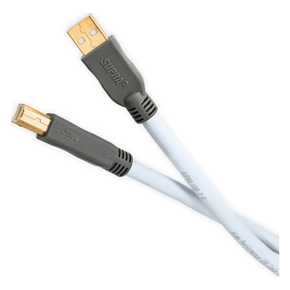 Supra USB A - USB B 2.0 USB-kabel