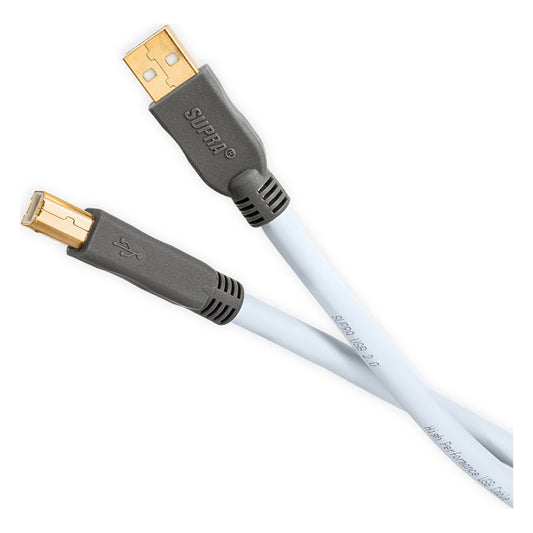 Supra USB A - USB B 2.0 USB-kabel