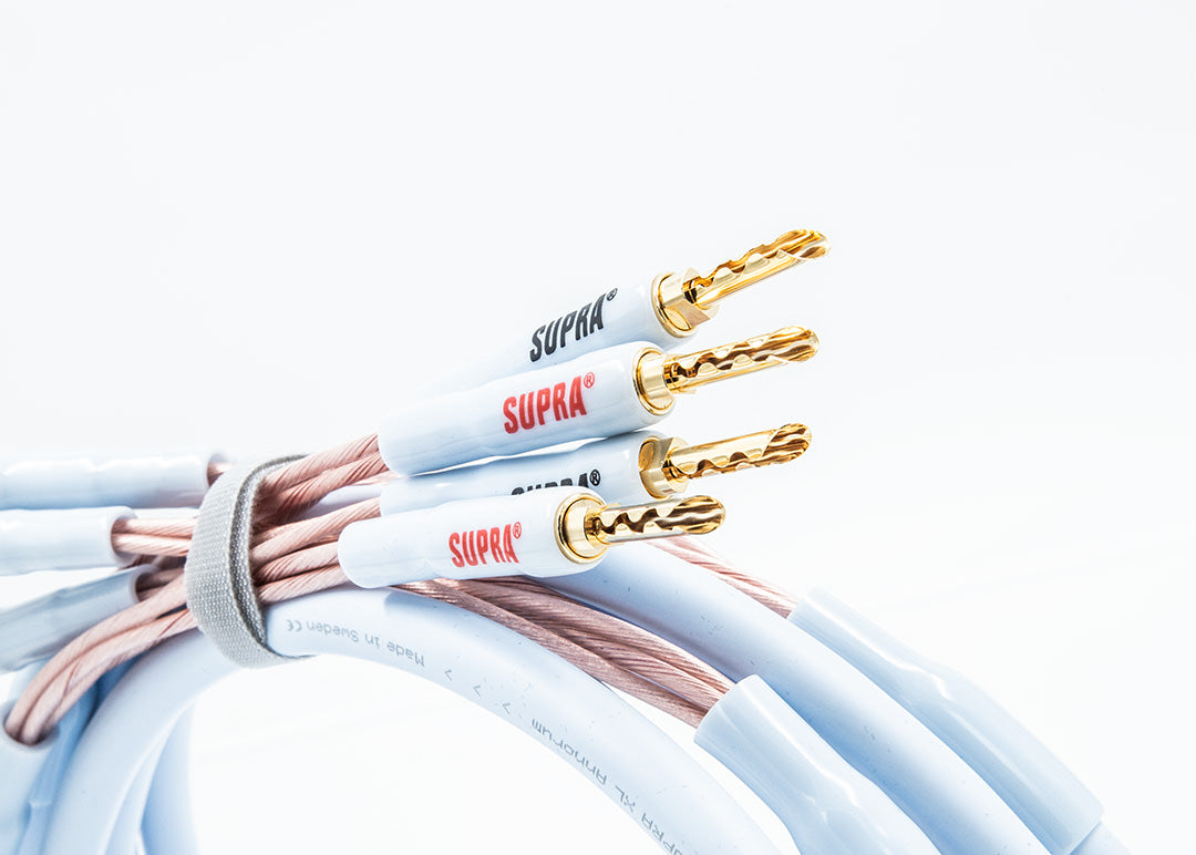 Supra XL Annorum CombiCon 2Banana - 2Banana (pair) Terminerad-högtalarkabel