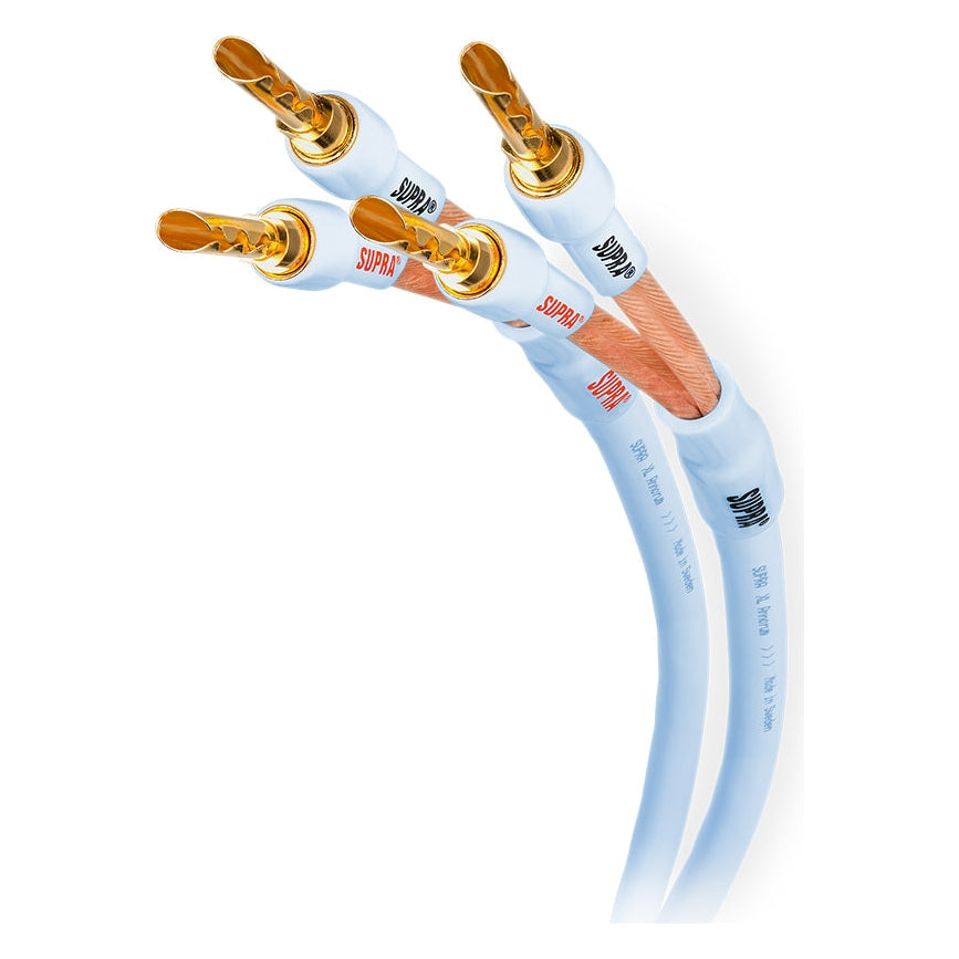 Supra XL Annorum CombiCon 2Banana - 2Banana (pair) Terminerad-högtalarkabel