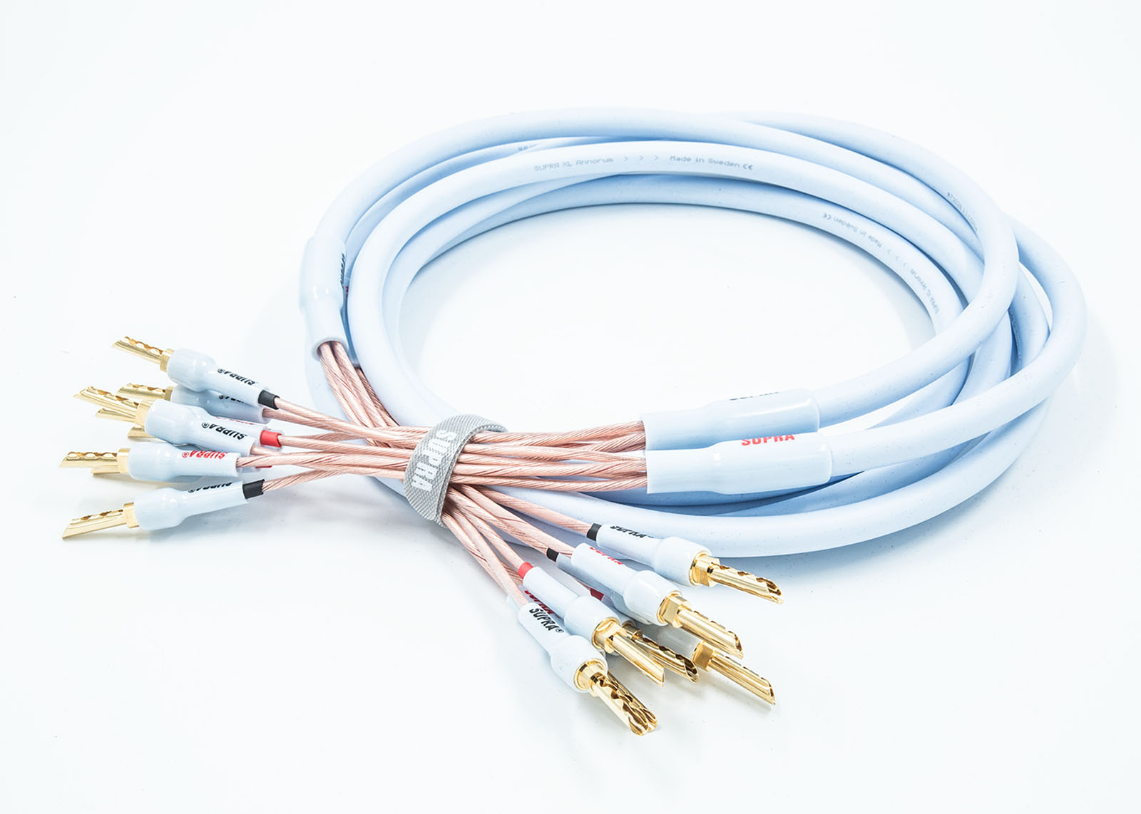 Supra XL Annorum CombiCon Bi-Amp 4Banana - 4Banana (pair) Terminerad-högtalarkabel