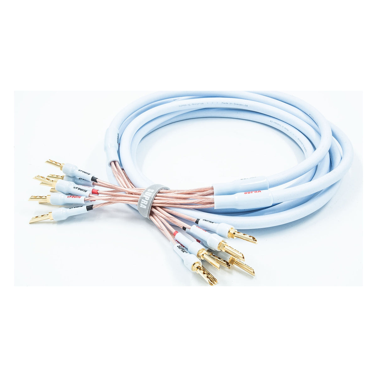 Supra XL Annorum CombiCon Bi-Amp 4Banana - 4Banana (pair) Terminerad-högtalarkabel