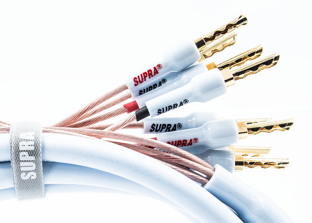 Supra XL Annorum CombiCon Bi-Amp 4Banana - 4Banana (pair) Terminerad-högtalarkabel