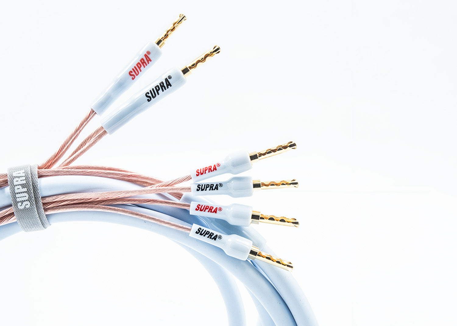 Supra XL Annorum CombiCon Bi-Wire 2Banana - 4Banana (pair) Terminerad-högtalarkabel