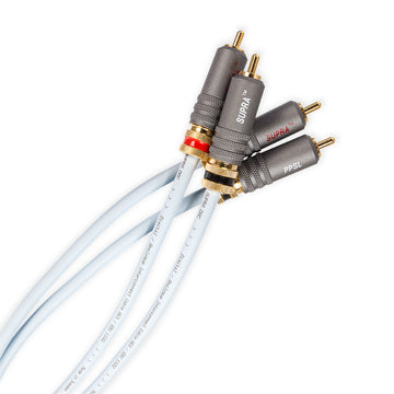 Supra DAC-SL 2RCA - 2RCA Analog RCA-kabel Supra