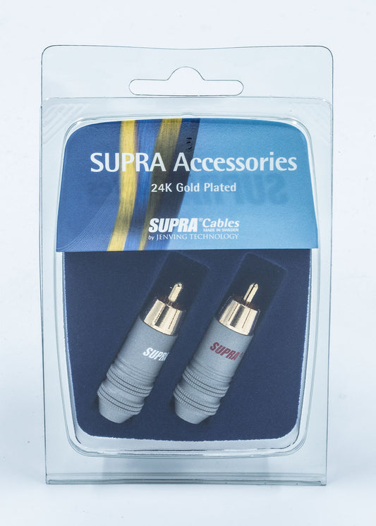 Supra RCA-6SC - RCA-kontakt (2-pack) RCA-kontakter Supra