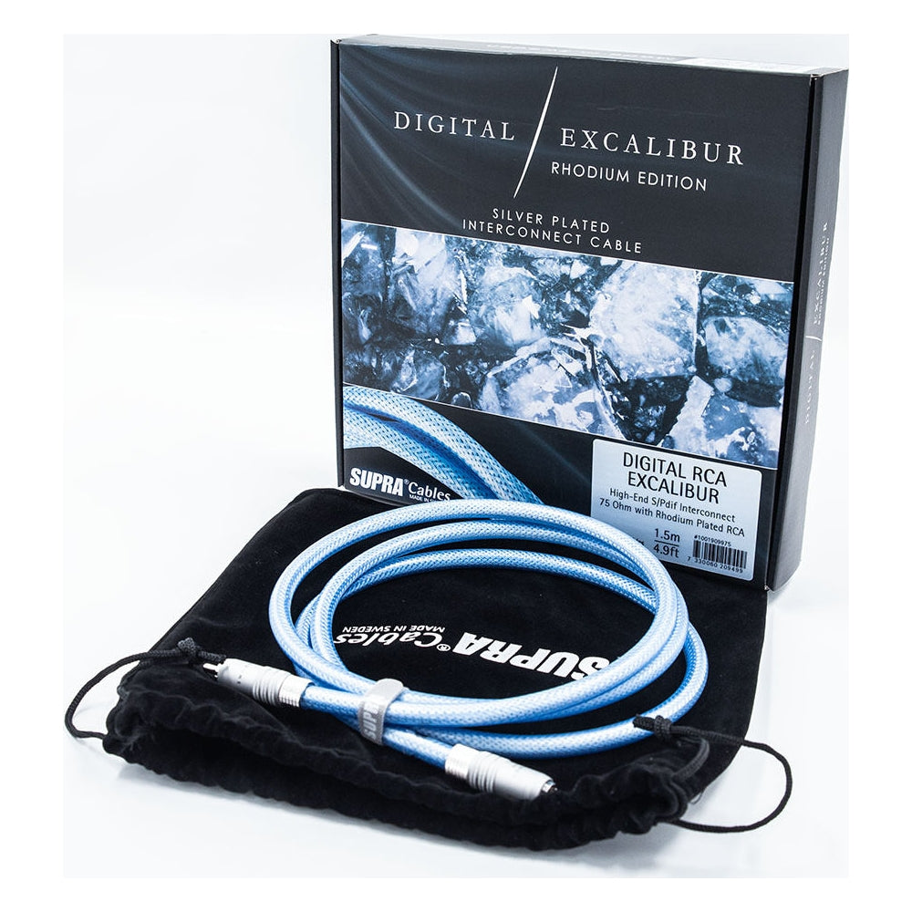 Supra Digital RCA Excalibur Rhodium Digitalkabel
