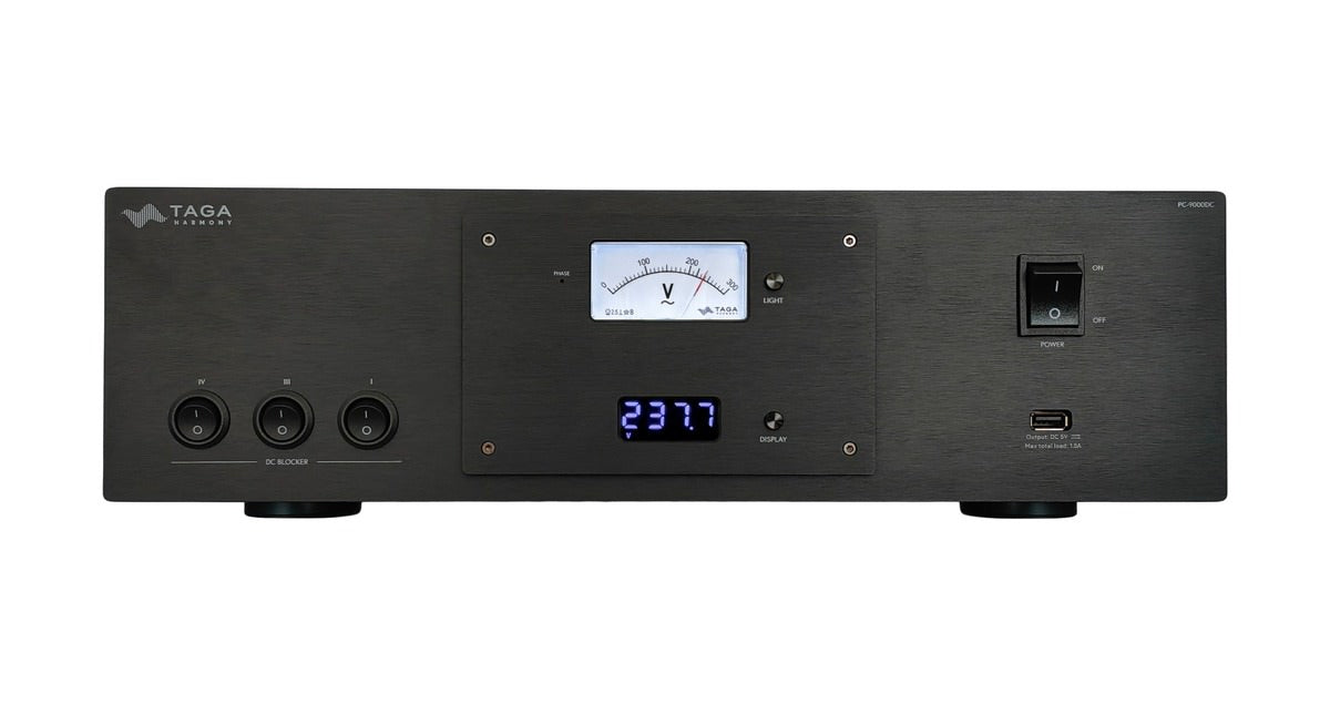 TAGA PC-9000DC - Strömrenare Grendosa Svart
