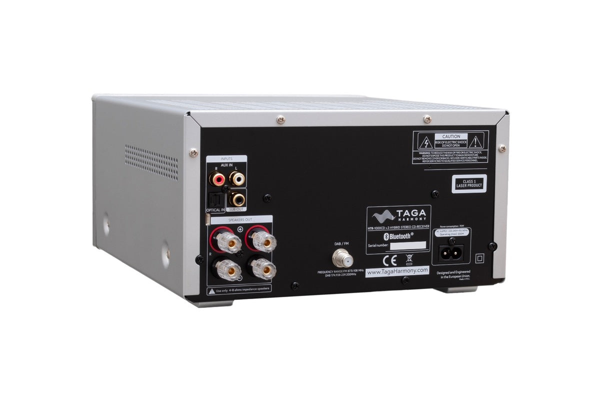 TAGA HTR-1000CD v.3 - Stereoförstärkare, CD, Bluetooth FM/DAB+ - DEMO Stereoförstärkare