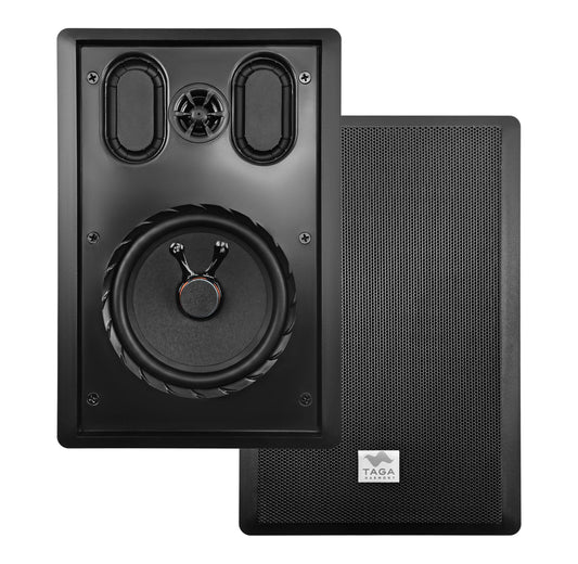 TAGA TOW-180F v.2 Vägghögtalare Svart