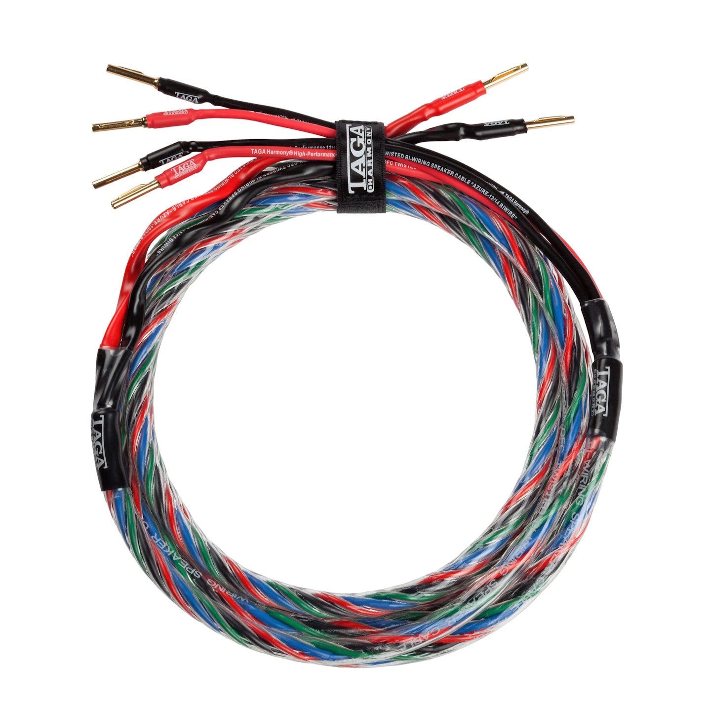 TAGA Azure 12/14 Bi-Wire (2x3m) Terminerad-högtalarkabel