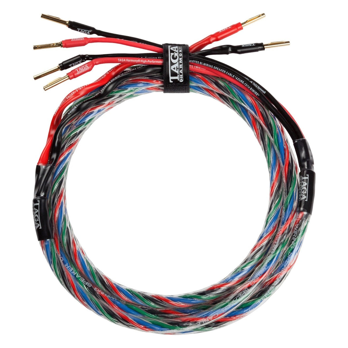 TAGA Azure 12/14 Bi-Wire (2x3m) Terminerad-högtalarkabel