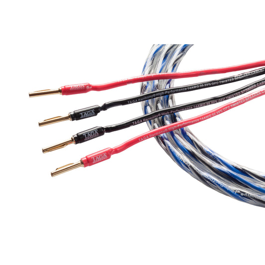 TAGA Azure 14-2C (2x3m) Terminerad-högtalarkabel