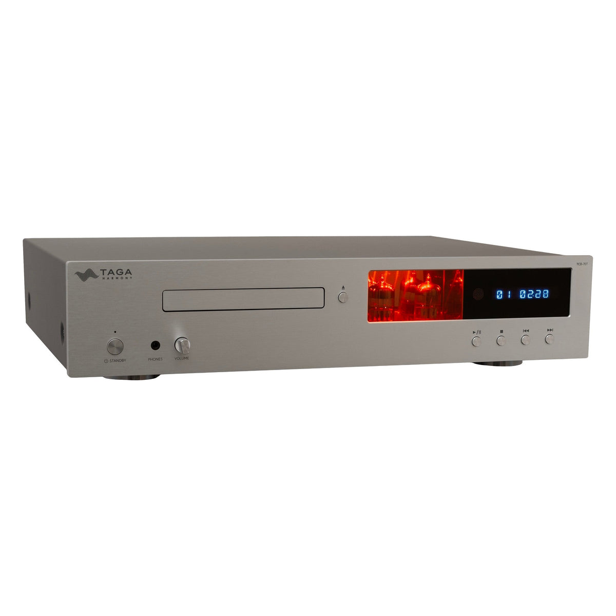 Taga TCD-70T CD-spelare Silver