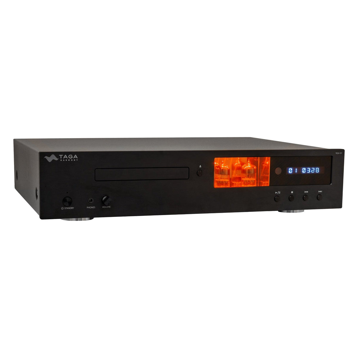 Taga TCD-70T CD-spelare Svart