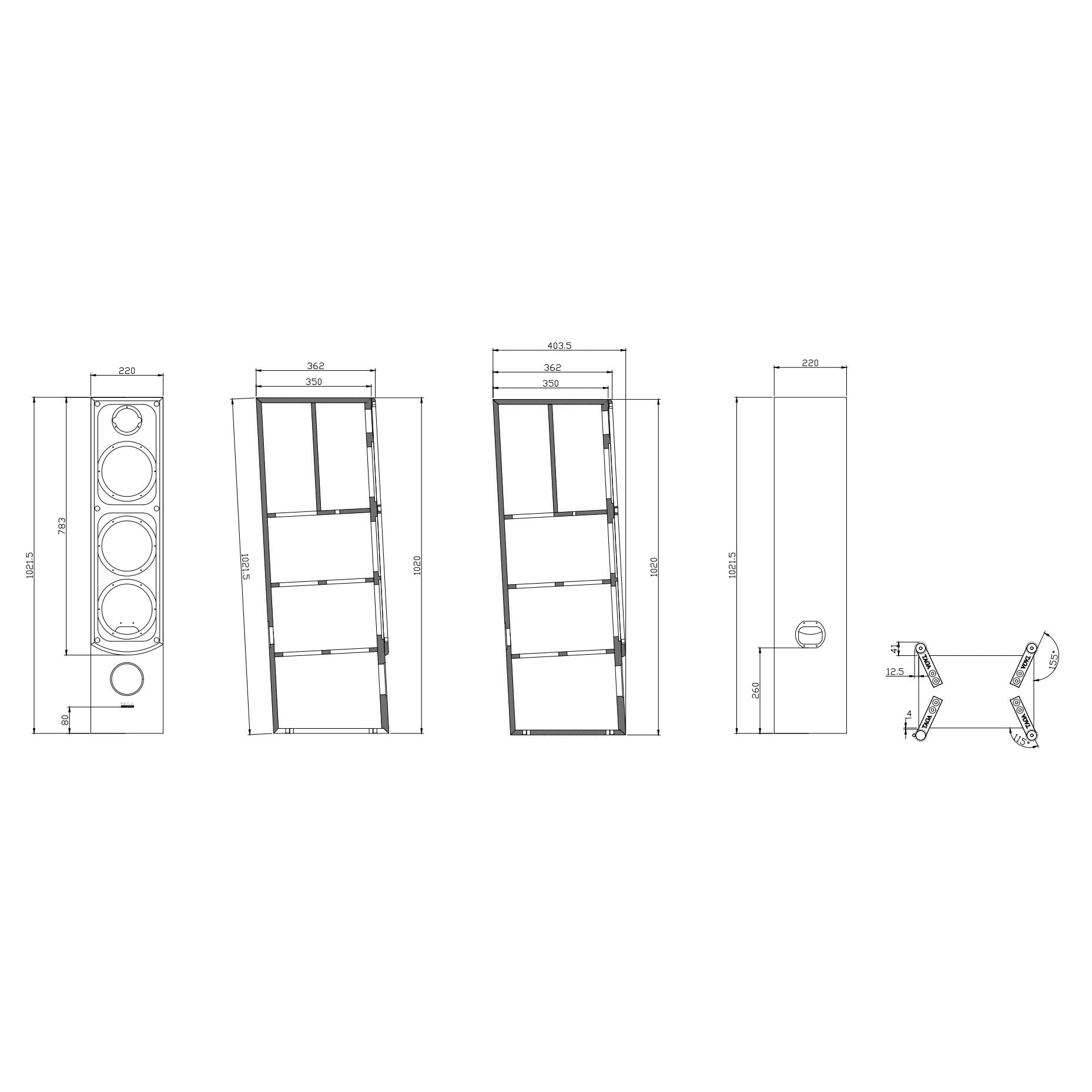 TAGA Platinum F-100 V.4 Golvhögtalare