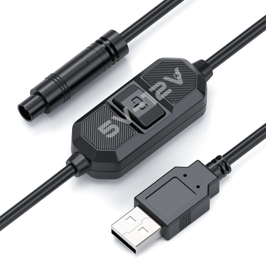 USB-laddningskabel med uppkonvertering från 5 V till 12 V – 4-polig Backkamera