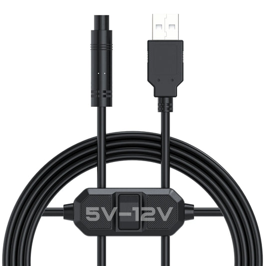 USB-laddningskabel med uppkonvertering från 5 V till 12 V – 4-polig Backkamera