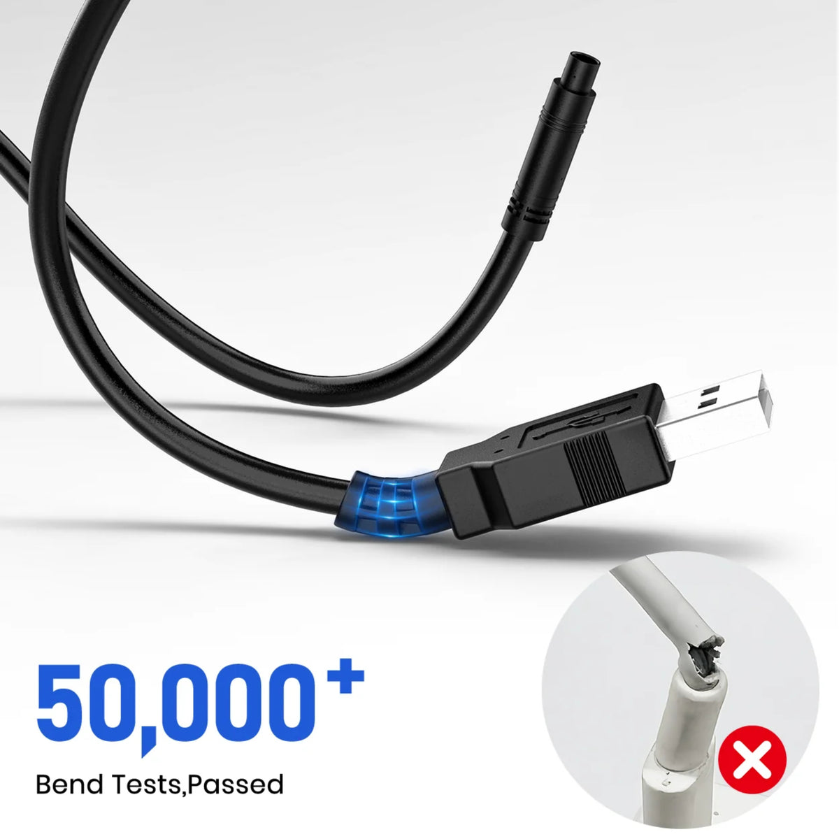 USB-laddningskabel med uppkonvertering från 5 V till 12 V – 4-polig Backkamera