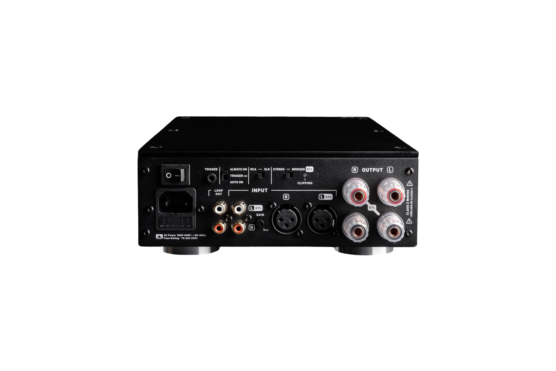 XTZ EDGE A2-400 - Stereo & Monoslutsteg Effektförstärkare Slutsteg