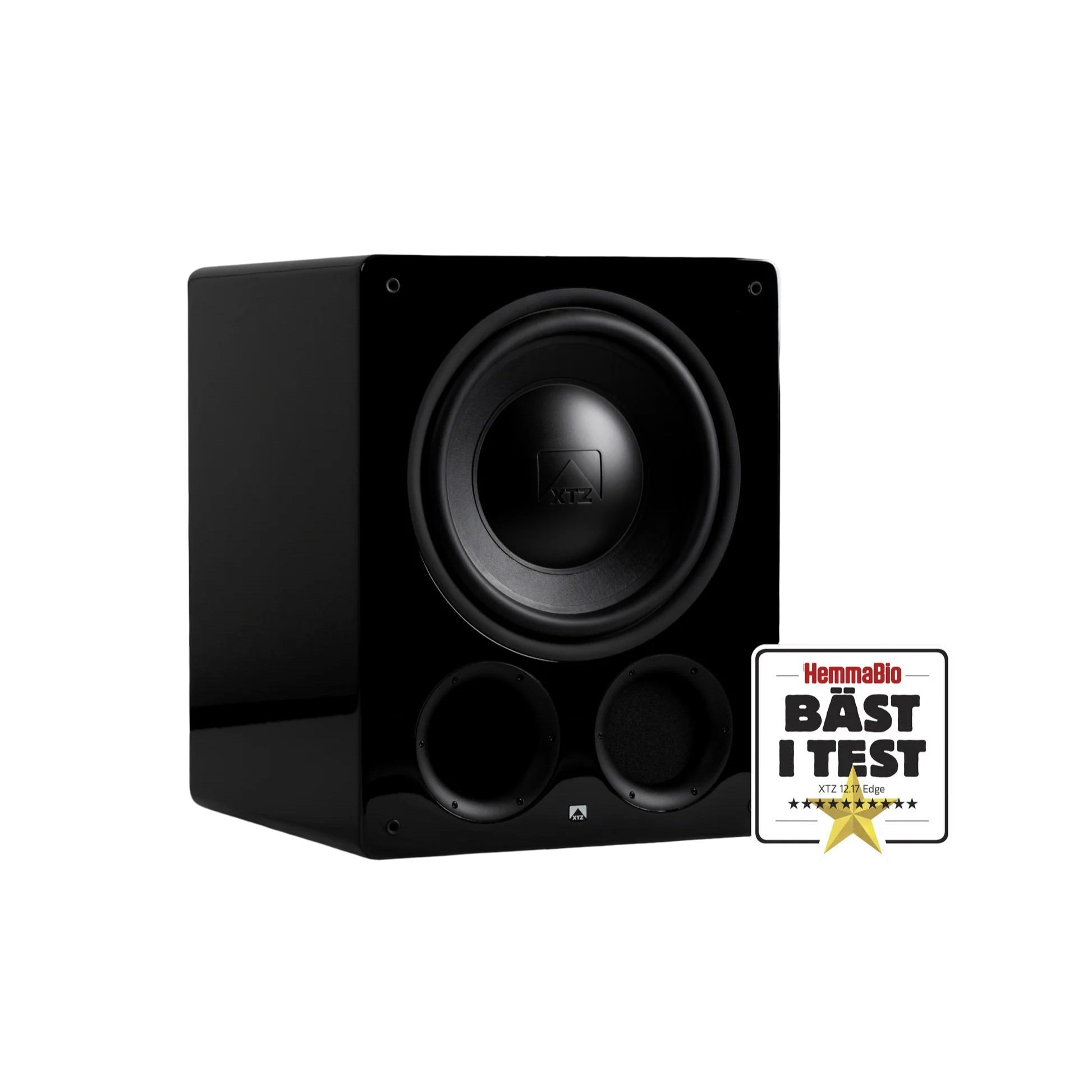 XTZ SUB 12.17 Edge - Subwoofer Högblank Svart