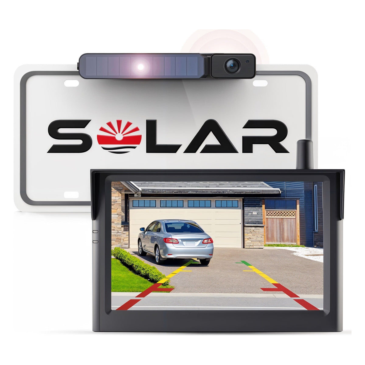 AutoVox Foxpark Solar 3A - Trådlös Backkamera Backkamera