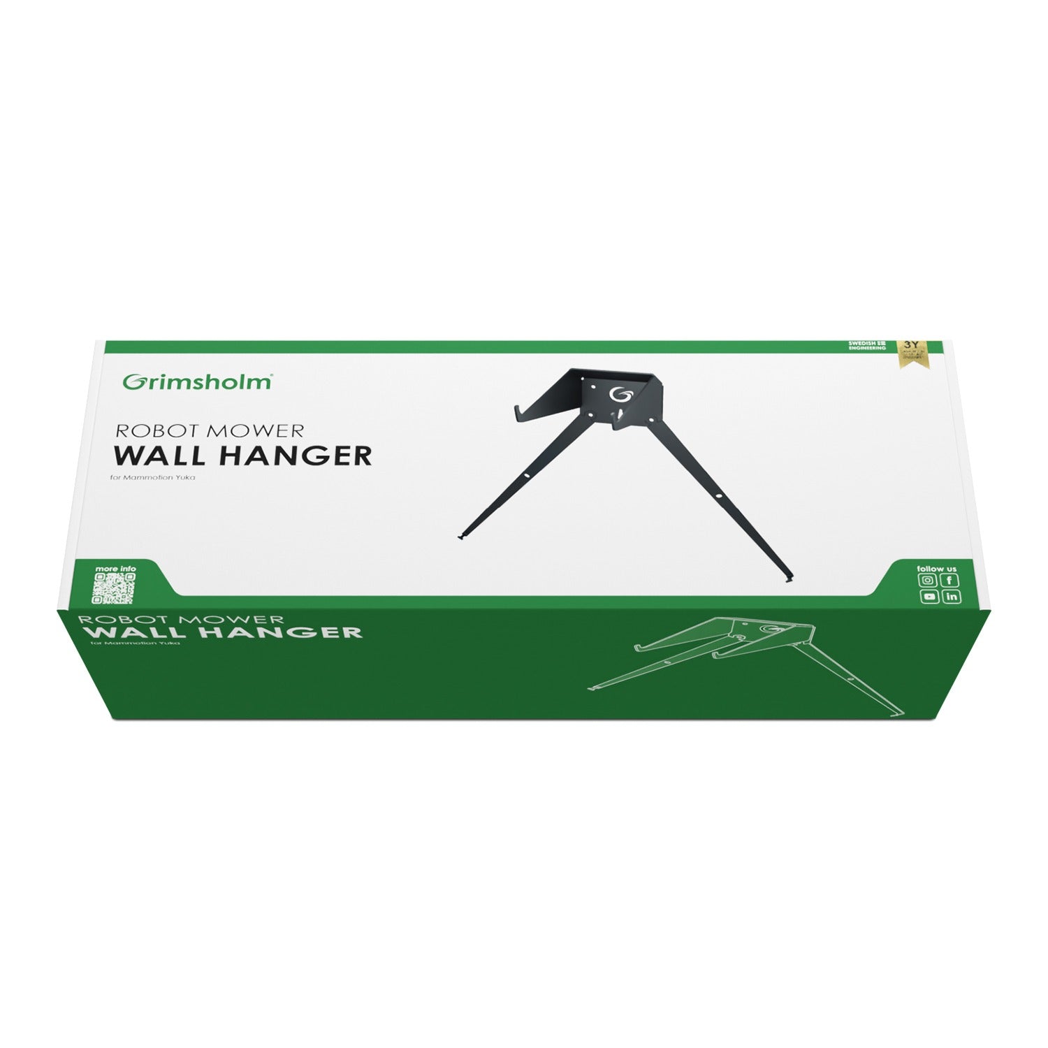 Vägghängare för Mammotion YUKA - Vinterförvara din gräsklippare på väggen Vägghängare Gräsklippare