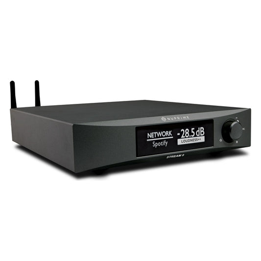 NuPrime Stream 9X - Nätverksspelare Nätverksspelare Svart
